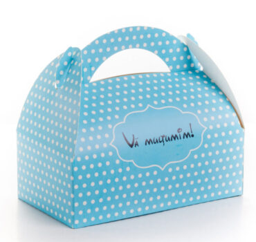 Cutie de prajitura botez baietel CP205