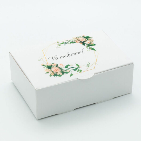 Cutie de prajitura florala CP301