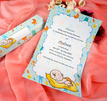 Invitatie de botez cu bebe 18000