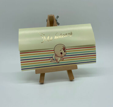 Invitatie de botez cu textul ``Ma boteaza`` 44