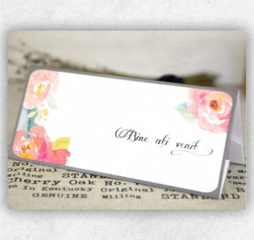 Plic de bani floral 5627