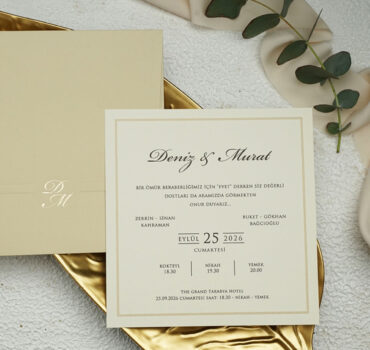 Invitatie de nunta clasica 9251