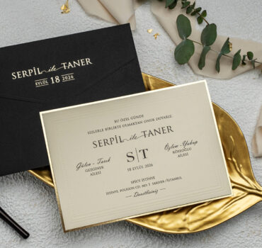 Invitatie de nunta eleganta 9234