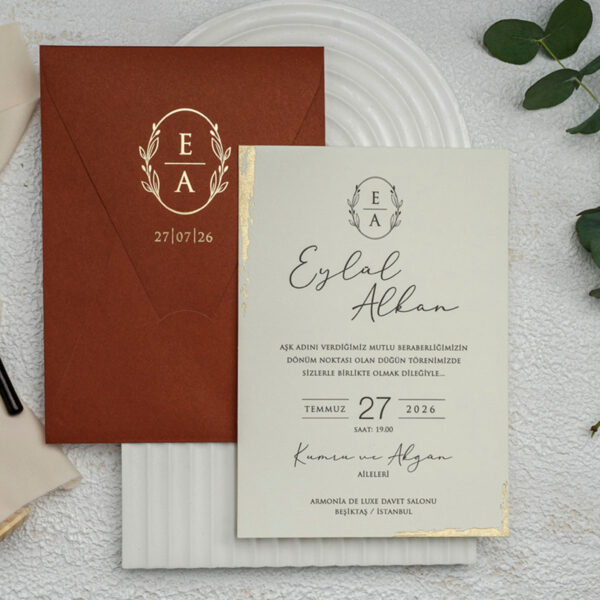 Invitatie de nunta eleganta 9248
