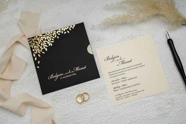 Invitatie de nunta eleganta 9253 - imagine 2