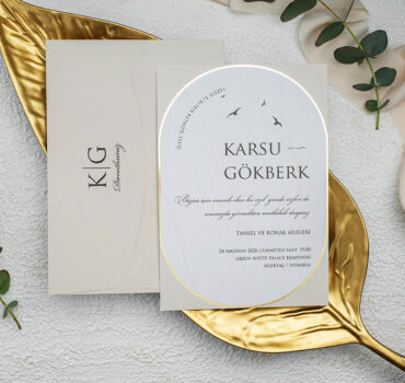 Invitatie de nunta eleganta 9254