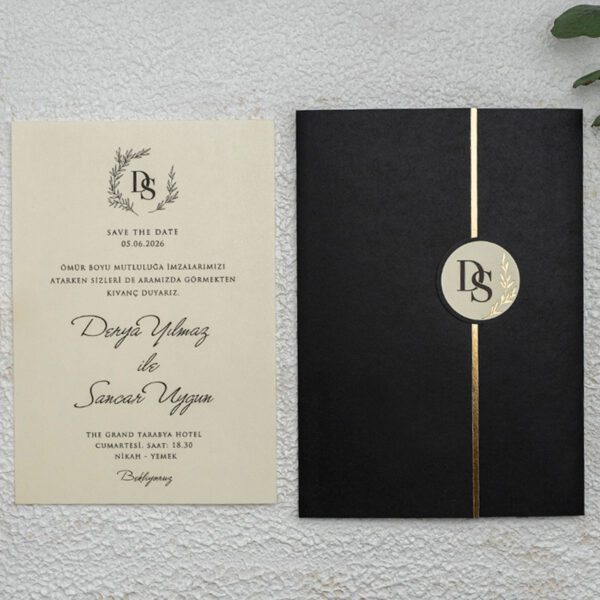 Invitatie de nunta eleganta 9266