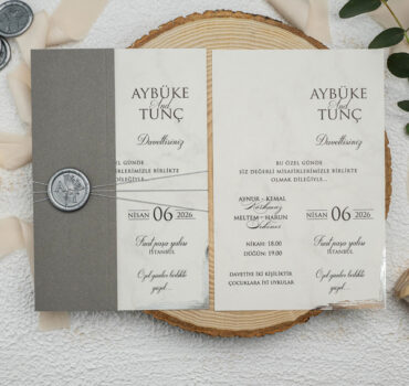 Invitatie de nunta eleganta 9276