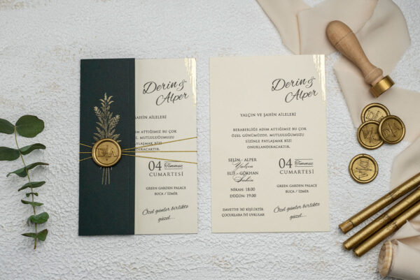 Invitatie de nunta eleganta 9279 - imagine 2