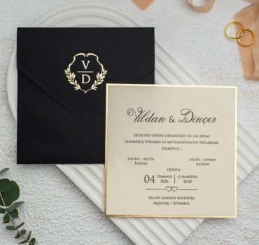 Invitatie de nunta eleganta 9282
