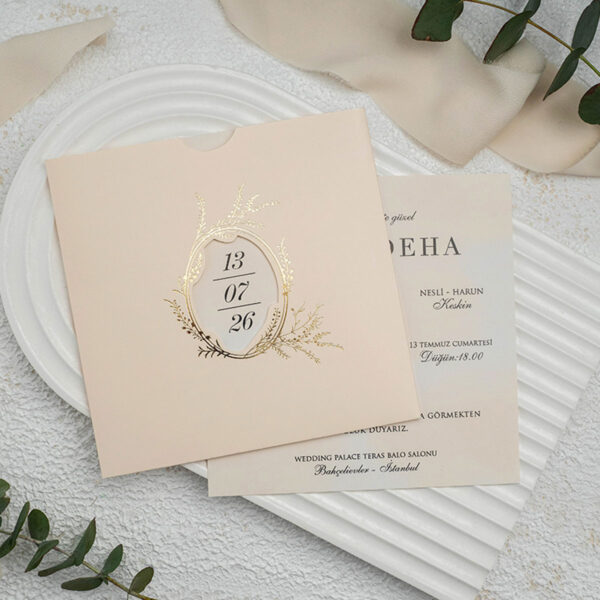 Invitatie de nunta eleganta 9285