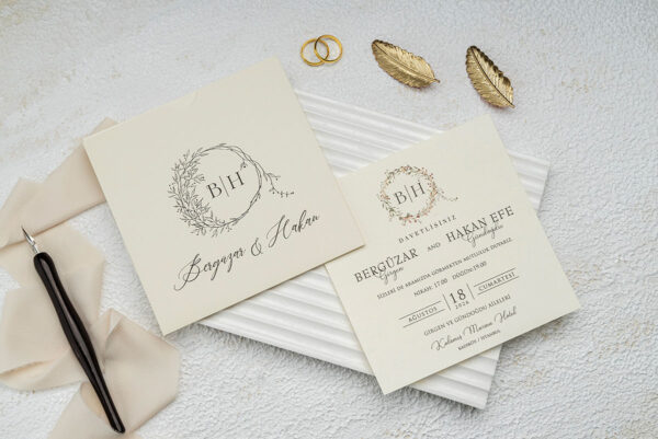 Invitatie de nunta eleganta 9286 - imagine 2