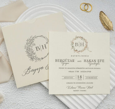 Invitatie de nunta eleganta 9286