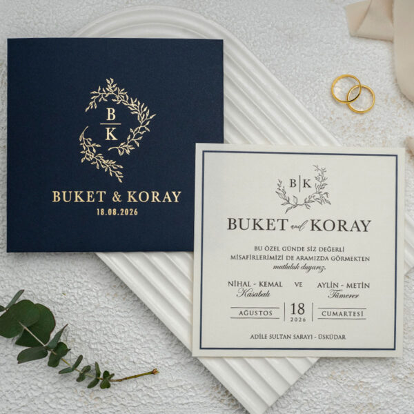 Invitatie de nunta eleganta 9287