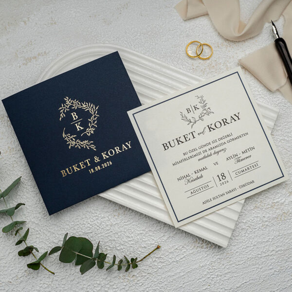 Invitatie de nunta eleganta 9287 - imagine 2