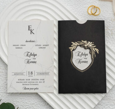 Invitatie de nunta eleganta 9295