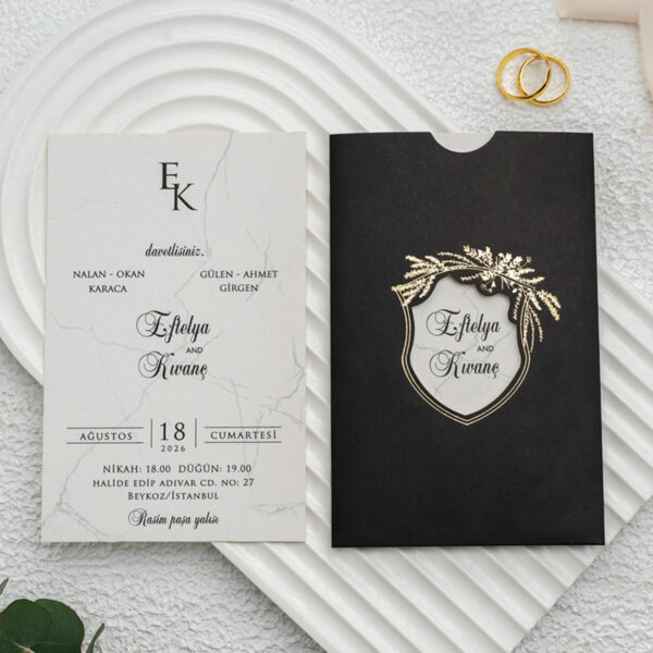 Invitatie de nunta eleganta 9295