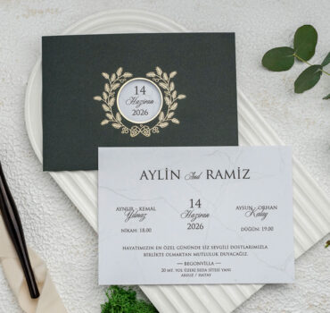 Invitatie de nunta eleganta 9303