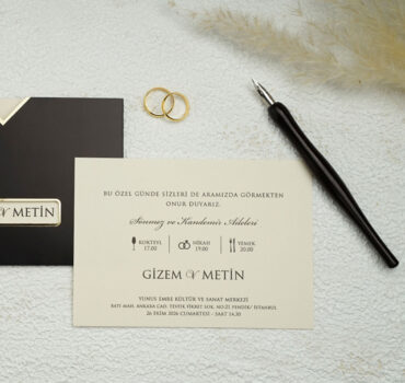 Invitatie de nunta eleganta 9308