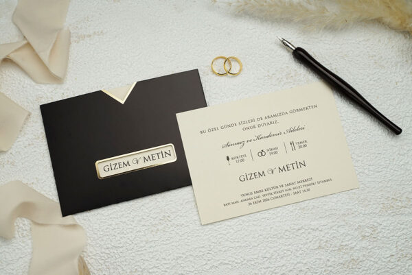 Invitatie de nunta eleganta 9308 - imagine 2