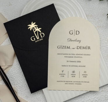 Invitatie de nunta eleganta 9309