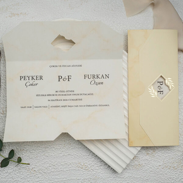 Invitatie de nunta eleganta 9326