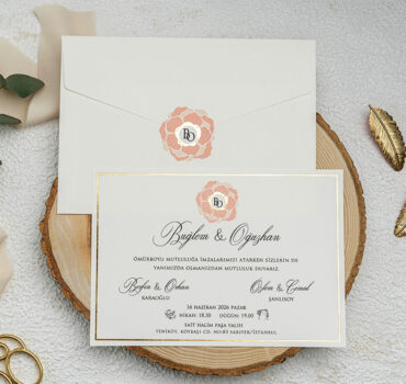 Invitatie de nunta eleganta 9329