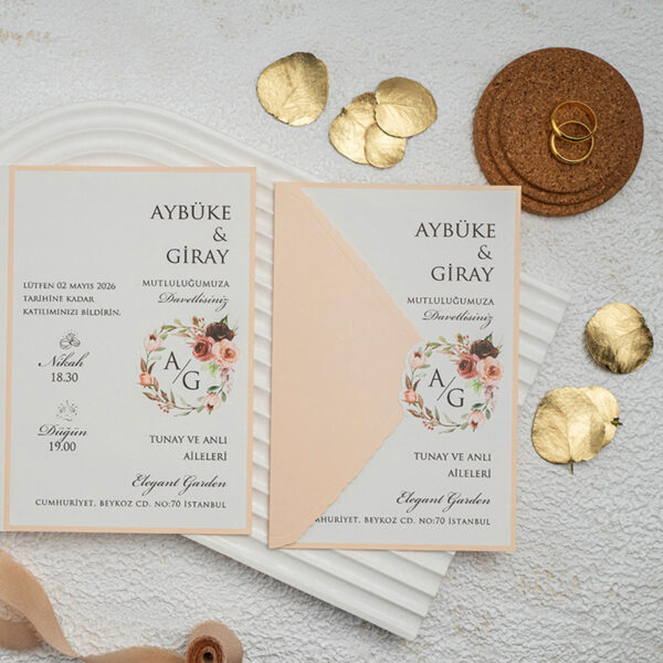 Invitatie de nunta eleganta 9349