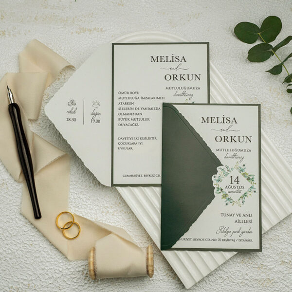 Invitatie de nunta eleganta 9352