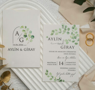 Invitatie de nunta florala 9294