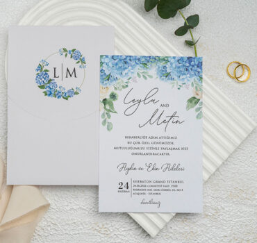 Invitatie de nunta florala 9327