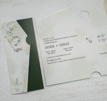 Invitatie de nunta florala 9332