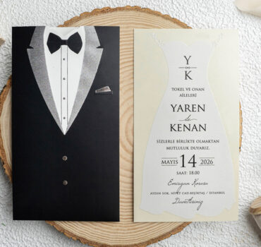 Invitatie de nunta mire mireasa 9347