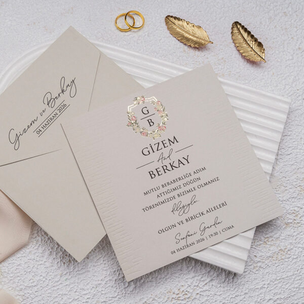 Invitatie de nunta moderna 9227