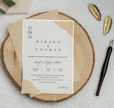 Invitatie de nunta moderna 9247