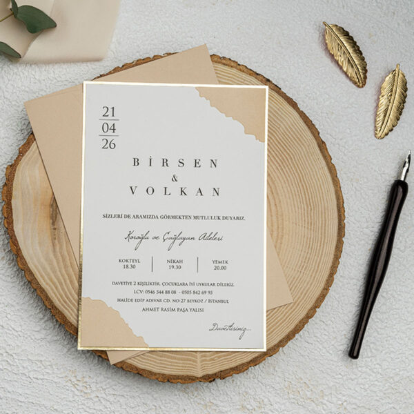 Invitatie de nunta moderna 9247