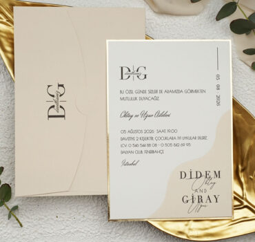 Invitatie de nunta moderna 9249