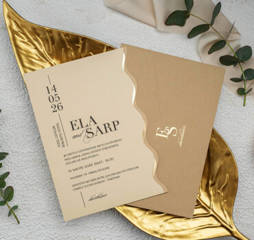 Invitatie de nunta moderna 9252