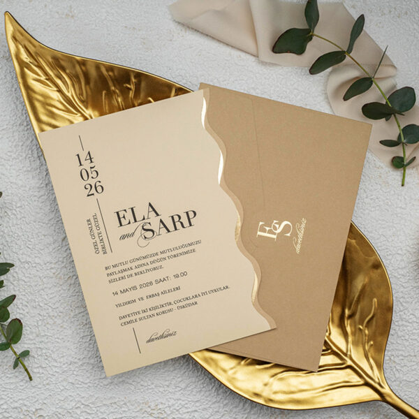 Invitatie de nunta moderna 9252