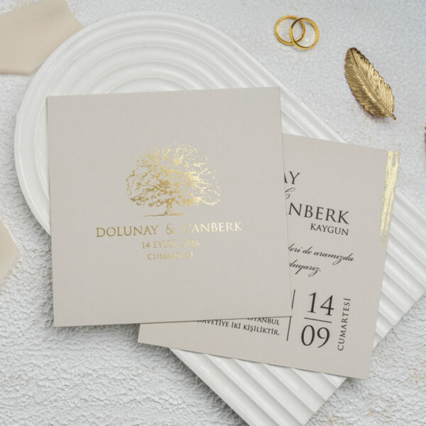 Invitatie de nunta moderna 9256