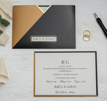 Invitatie de nunta moderna 9274