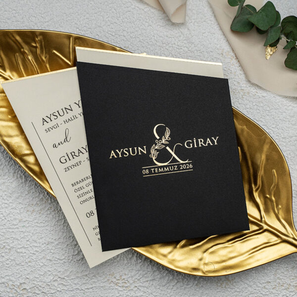 Invitatie de nunta moderna 9275