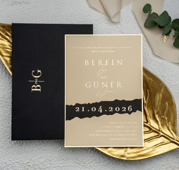 Invitatie de nunta moderna 9281