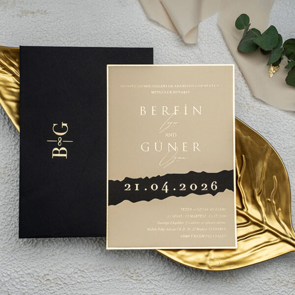 Invitatie de nunta moderna 9281