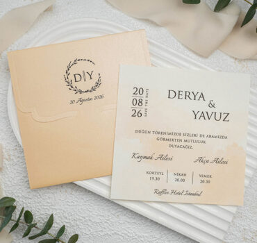 Invitatie de nunta moderna 9306
