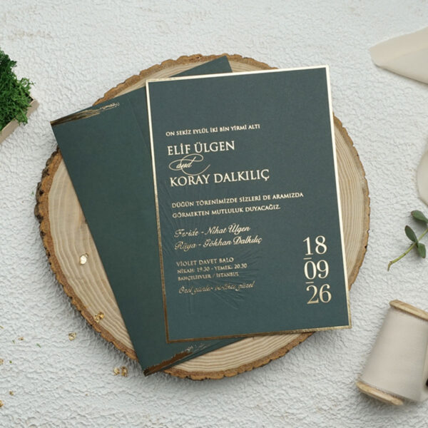 Invitatie de nunta moderna 9317