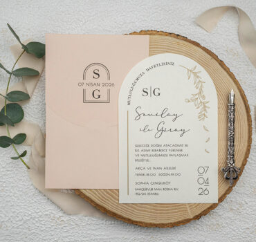 Invitatie de nunta moderna 9356