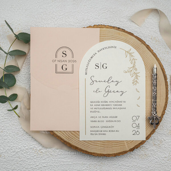 Invitatie de nunta moderna 9356