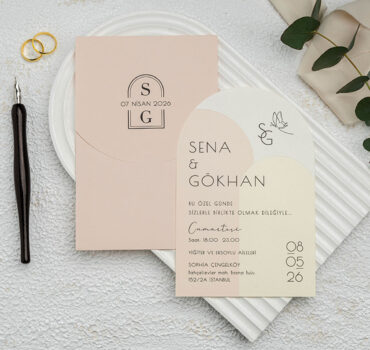 Invitatie de nunta moderna 9357