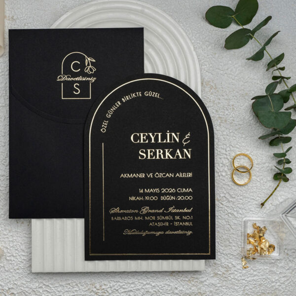 Invitatie de nunta moderna 9373